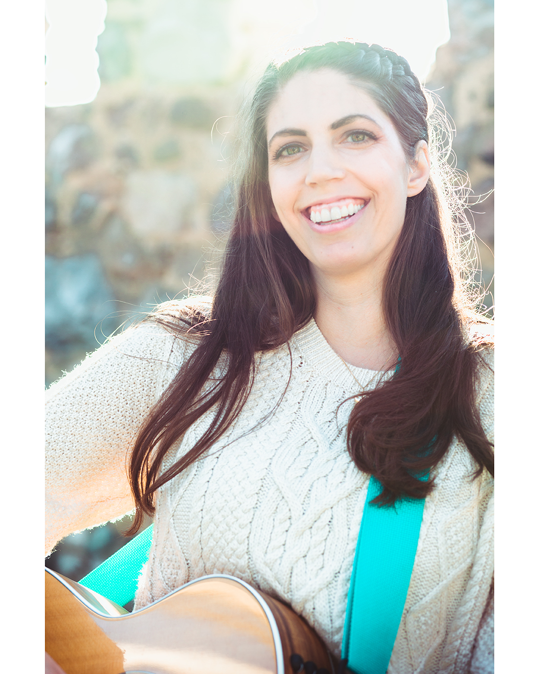 Portrait of a music teacher smiling