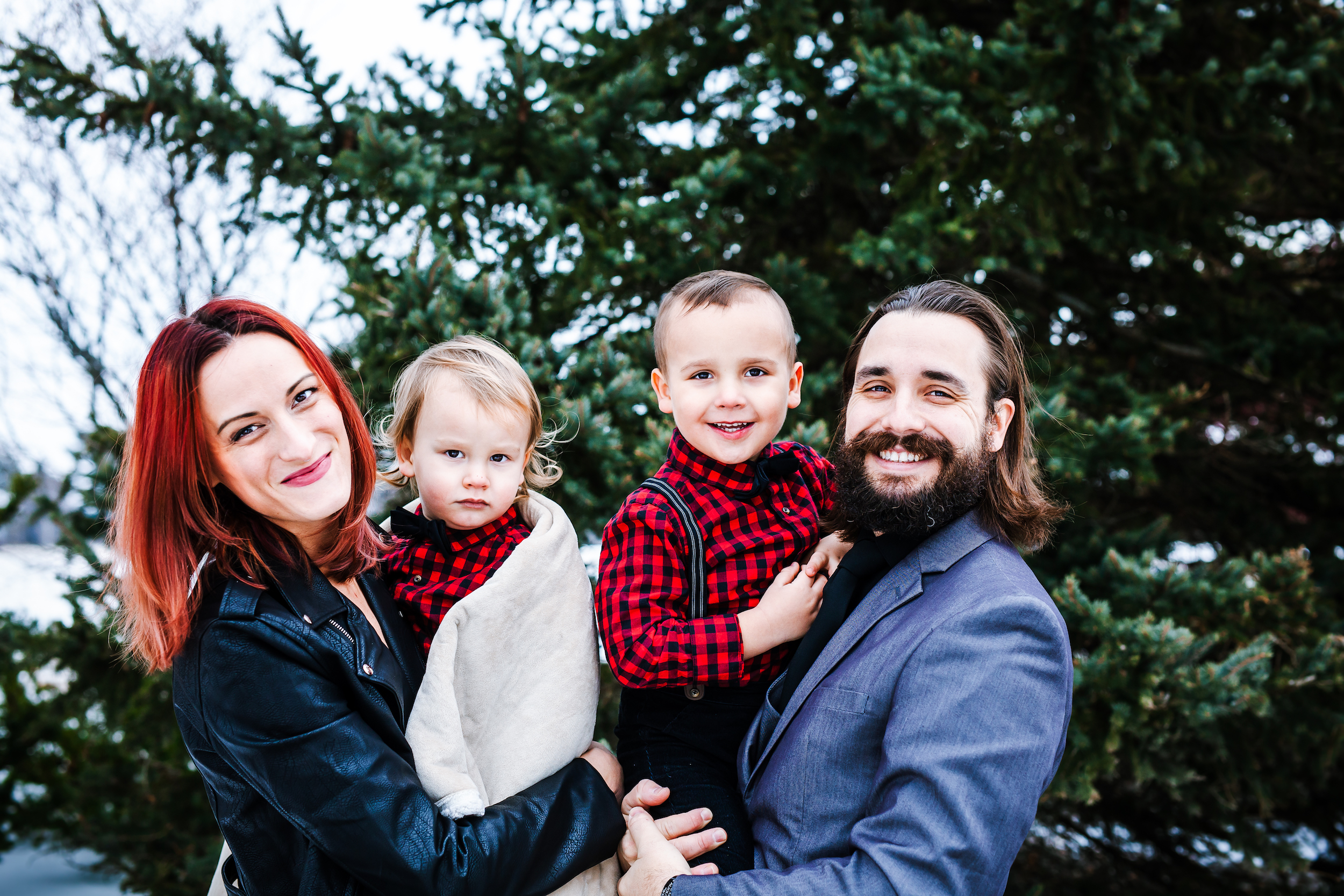 Happy family portrait